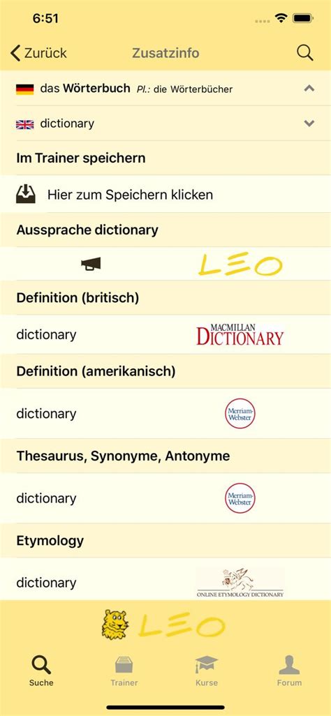 leo dic|Englisch ⇔ Deutsch .